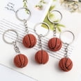thumbnail image 4 of 10pcs Personalidad Llavero Anillos Encantador Baloncesto Diseño Llavero Organizador Key Play, 4 of 5