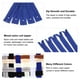 thumbnail image 3 of 20Pcs Zippers de bobina de nylon de 16 pulgadas #3 para costura, suministros de zippers al por mayor para manualidades de sastre, azul, 3 of 5