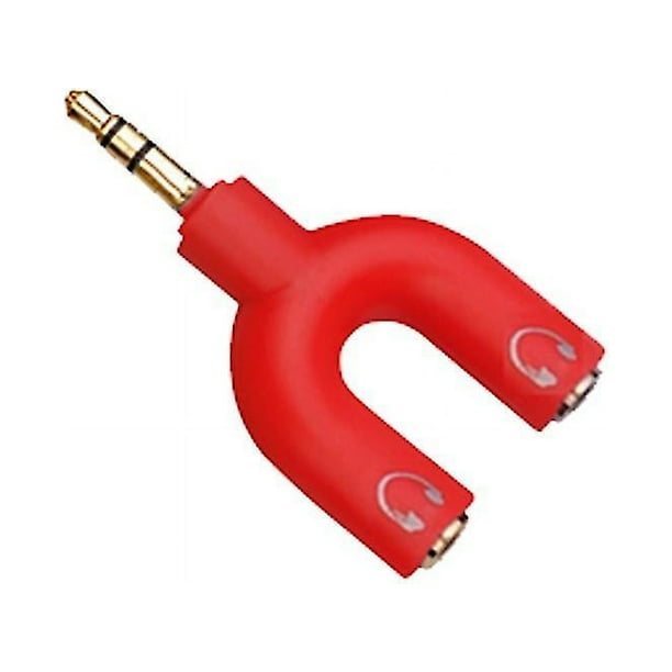 FlyFlise 3.5mm Male To Dual 3.5mm Female Headphone Audio Y Splitter