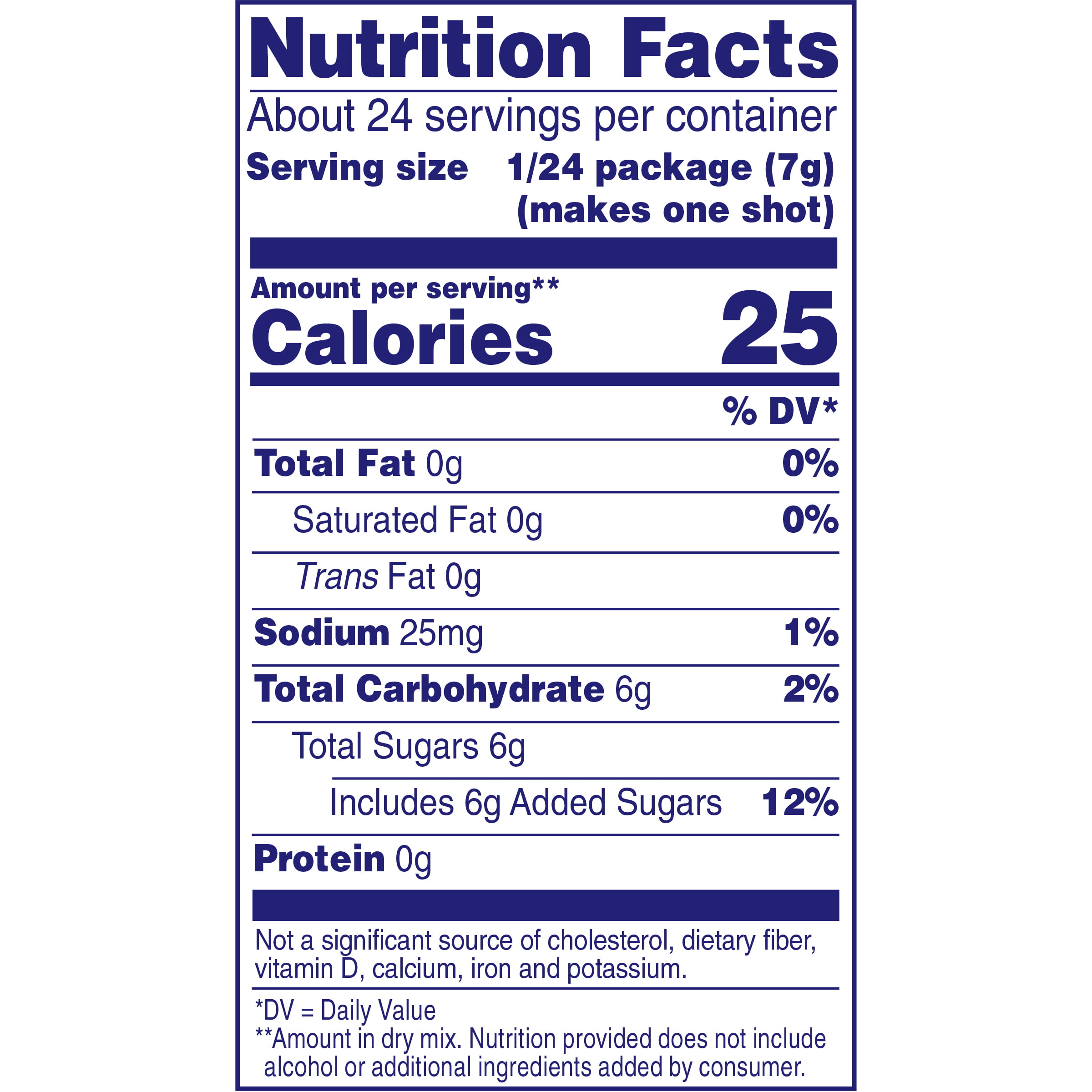 Svedka Nutrition Facts Oz Gelatin Mix.