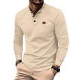 thumbnail image 6 of Hawaiian Shirts For Men Fashionable Casual Autumn Plaid Button Lapel Long Sleeve Outdoor Wear Button Down Tops, 6 of 6