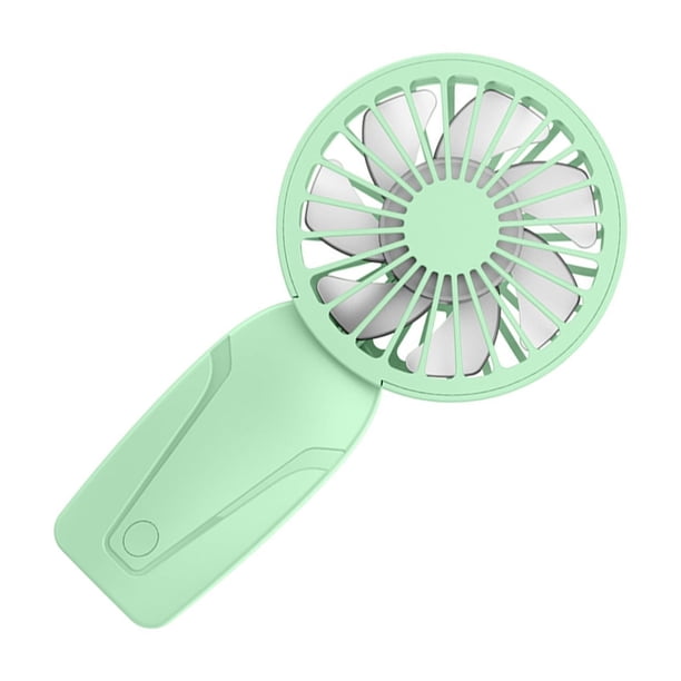 Kearding Mini ventilador portátil de regalo con gran potencia eólica para un enfriamiento conveniente recargable con gran potencia eólica Electrodomésticos verde