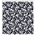 thumbnail image 3 of Ambesonne Flower Garden Shower Curtain, Vintage Blossoms, 69"Wx75"L, Black White Dimgrey, 3 of 3