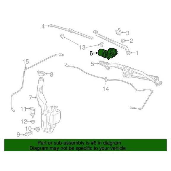 GM 23167072 Motor Asm-Wsw