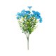 thumbnail image 2 of Flores artificiales 7 tenedores hojas mañana decoración del hogar ramo de boda patio exterior flores decorativas, 2 of 5