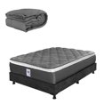 thumbnail image 1 of Colchón Matrimonial Spring Air Aries + Box + Edredón Homy, 1 of 8