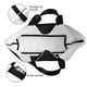 thumbnail image 4 of Balery Black White Fluid Sculpture Bolsa Tote Estilo Estético con Cremalleras, Bolsa de Hombro, Bolsa de Compras Grande y Plegable, 4 of 8