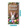 thumbnail image 7 of Rirozkan Easter Door Hanger, Bunny and Egg Pattern Spring Decoration Curtain, Holiday Welcome Sign for Front Door, for Holiday Party and Home Entry Decor, A, 7 of 7