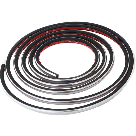 Rear Bumper Trim Compatible with MERCURY GRAND MARQUIS 1995-1997 Impact Strip Plastic Chrome