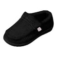 thumbnail image 5 of Fuzzy Slippers House Shoes for Women Indoor and Outdoor Fashion Casual Cozy Winter Warm Fleece Flats Penny Loafer Ankle Boots Black Size 8.5, 5 of 6