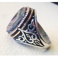thumbnail image 4 of Abalone Shell Heavy Ring, Natural Abalone Shell, Birthstone Abalone Shell, Silver Jewelry, 925 Silver Ring, Birthday Gift, Heavy Mens Ring, Gemstone, Mans Designer Ring, Christmas, Mens Signet Ring, 4 of 6