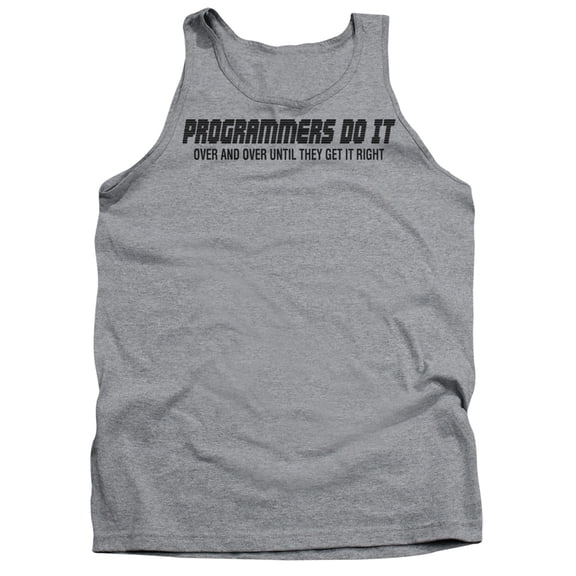 - Programmers Do It - Tank Top - X-Large