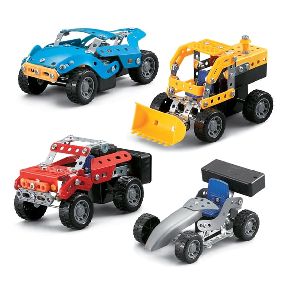 Gener8 4 in 1 Motorized Metal Constructors Set, 601 Pieces
