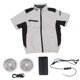 thumbnail image 1 of Aire acondicionado ropa para hombres y mujeres verano ventilador de refrigeración chaleco con 20000mAh Baterías portátiles luz estilo L, 1 of 8