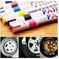 thumbnail image 6 of LQXZWJY Paint Marker Pens - 11 Colors Permanent Oil Based Paint Markers,Medium Tip,Quick Dry and Waterproof Assorted Color Marker for Metal,Wood,Fabric,Plastic,Rock Painting,Stone,Mugs,Canvas,Glass, 6 of 7