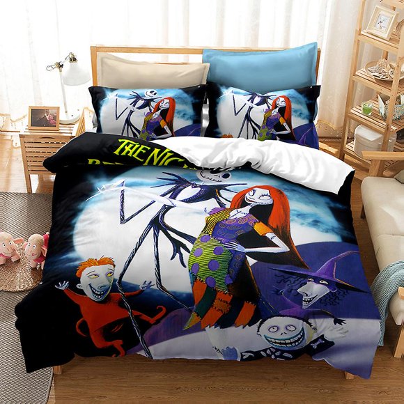 HEFEI,Holy Amazing 5# Home Textile Christmas Night Quilt Cover Digital Printing Three Piece Set 3d