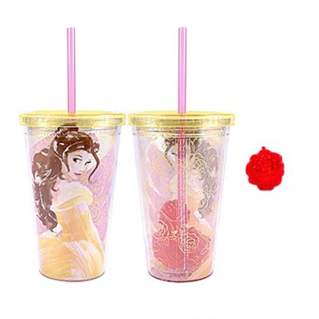 16 oz Disney Princess Beauty &amp; The Beast Belle Crown Cold Cup - Walmart ...