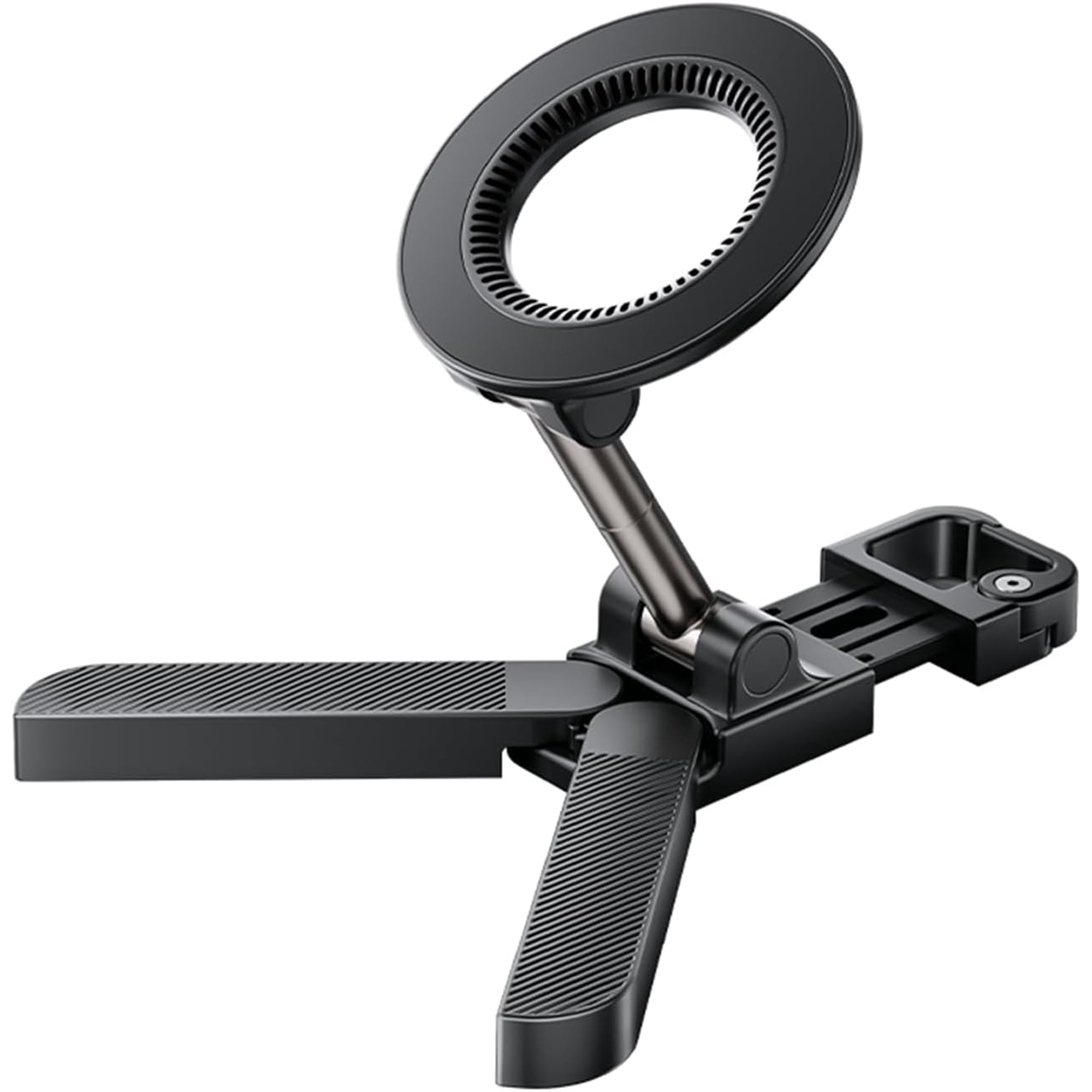 BENTOBEN Dual-Sided Mag-Safe Phone Holder, 360° Adjustable Foldable Magnetic Phone Stand with 2 Magnetic Rings, Universal for iPhone and Android, Ideal for Travel, Gym and Golf
