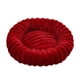 thumbnail image 1 of Camas de peluche con forma de donut para perros pequeños, camas redondas para dormir, sofás cama para perros y gatos, cómodas almohadas cálidas, camas cueva de 38 cm, camas lavables de felpa suave co, 1 of 6