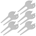 thumbnail image 4 of HEATSHAKING Golfers Divot Fork Groove Cleaning Metal Silver 5Pcs, 4 of 8