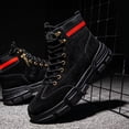 thumbnail image 4 of Zapatos de otoño antideslizantes para hombre, zapatos de protección laboral para hombre, botas Martin informales, transpirables, 4 of 5