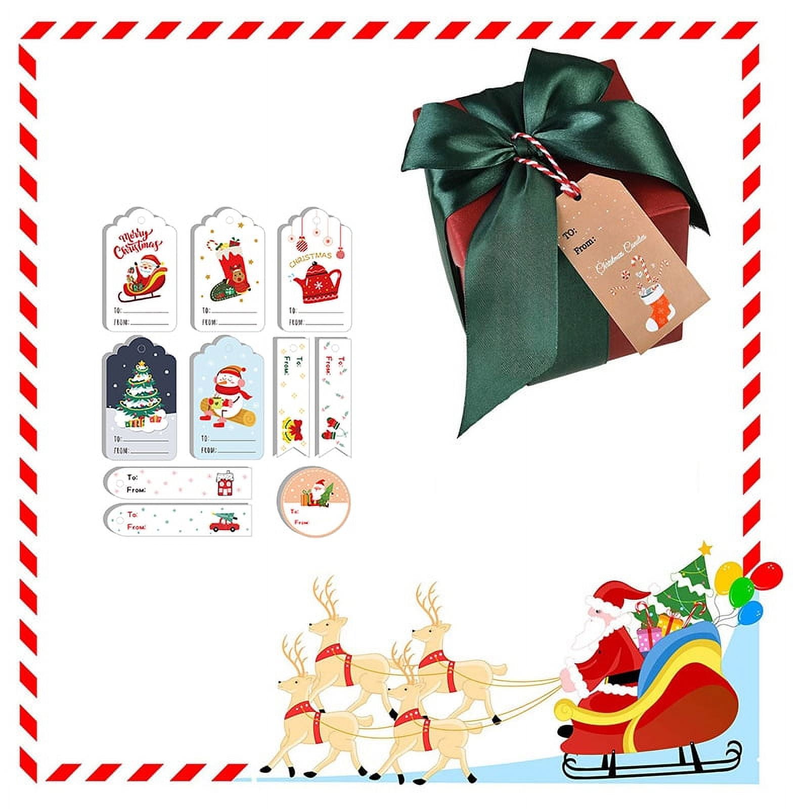 Christmas Tags Bundle, Christmas Gift Labels By Helga Art Levina