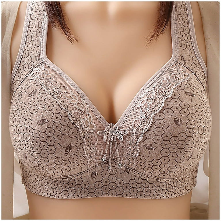 Women's Push Up Bra Plunge Underwired T-Shirt Comfort Lightly Lined Bras  Demi Contour Lift Up