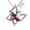 G, variant on Wioihee Ladies Crystal Necklace Multicolor Fashion Pendant Necklace for Christmas gift