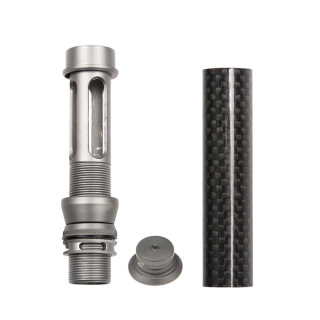 Sonducket Mango de varilla Profesional Duradero Práctico Rueda giratoria Asiento de carrete Empuñadura de corcho Accesorios de aparejos Pescar KIT-FLY