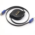 thumbnail image 1 of Fiauli Retractable High Speed HDMI Compatible Cable, Male to Male, Compatible with HDMI Compatible Digital Cameras and Tablets, 1 of 5