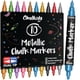 thumbnail image 1 of Marcadores Chalkola de Tiza con Punta Doble para Pizarras 10 Colores Metálicos, 1 of 9