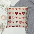 thumbnail image 2 of COMIO  Valentine's Day Pillow Covers Red Pink Hearts Decor White Throw Pillow Covers Valentine's Day Cushion Case Decoration for Sofa Couch, 2 of 5