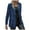 E Blue, variant on Womens Velvet Blazer Cozy Lightweight Outerwear Retro Buttons Long Sleeve Pokets Jacket Cardigan Coat Office Blazers