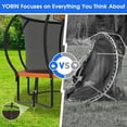 thumbnail image 4 of YORIN Trampoline for 7-8 Kids, 14 FT Trampoline for Adults with Enclosure Net, Basketball Hoop, Ladder, 1400LBS Weight Capacity Outdoor Recreational Trampoline, Heavy Duty Trampoline, 4 of 7