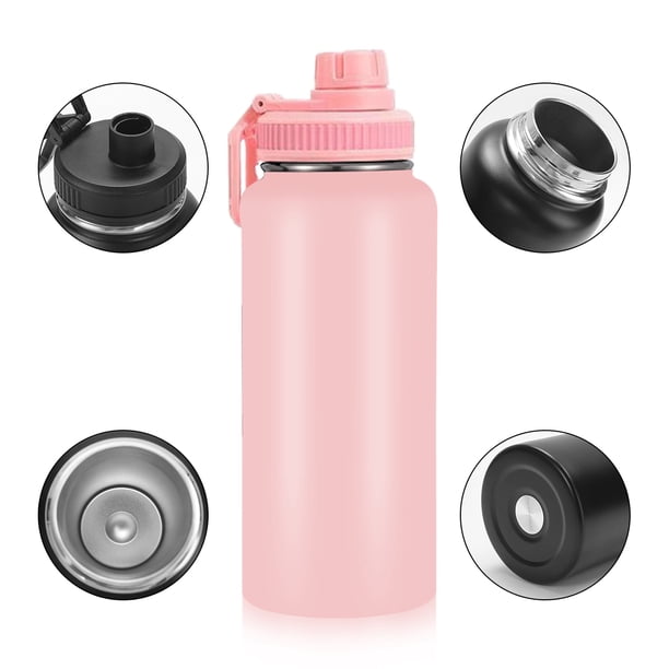 Termo acero inoxidable 800ml para deporte ROSA