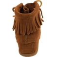 thumbnail image 2 of Minnetonka Kid's Ankle Hi Tramper Boot, Brown 9 Little Kid, 2 of 5