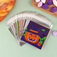 thumbnail image 2 of MesaSe 100PCS Halloween Candy Bag Gift Cookie Bags Biscuits Snack Plastic Packaging, 2 of 5