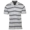 thumbnail image 2 of Ecko Unltd. Men's Turncoat Sleeve Striped Polo Short (Grey Marled, Small), 2 of 5