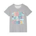 thumbnail image 2 of Babcutegg Kids Short Tops Sleeve Shirts for Girls Boys Cotton T-shirt Fashionable Cotton Pullover Gray Size 3 Years, 2 of 6