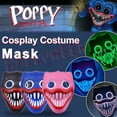 thumbnail image 3 of Poppy Playtime Huggy Wuggys Disfraz De Cosplay Máscara De Plástico Brillante Para Fiesta Halloween Niños Regalo De Cumpleaños Para Adultos, 3 of 4
