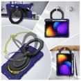 thumbnail image 4 of FJLBDE Case for Xiaomi Mi Pad 6/ Mi Pad 6 Pro 11 Inch 2023 with 360 Kickstand, Shoulder Strap Carrying Protective Cover, Navy Blue, 4 of 6