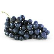 Angle View: Fresh Black Seedless Grapes, 1 lb clamshell