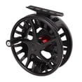 thumbnail image 2 of Fly Reel, Aluminium Alloy Metal Fly Reel Black Large Line Capacity With Storage Bag For Freshwater, 2 of 8