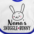 thumbnail image 4 of Inktastic Nana Bunny Grandchild Boys or Girls Baby Bib, 4 of 4