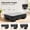 Gray, variant on Adjustable Step Stool for Adults, 660 LBS Capacity Non-Slip Safety Platform, Indoor Outdoor Bed Step for Seniors Kids, Wide Anti-Slip Step Stool