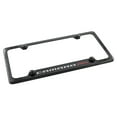 thumbnail image 4 of Chevrolet Camaro RS wordmark black coated metal license plate frame holder, 4 of 4