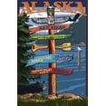 thumbnail image 3 of Ketchikan, Alaska, Destination Sign (100% Cotton Tea Towel, Decorative Hand Towel, Kitchen and Home), 3 of 3