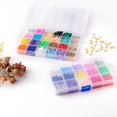 thumbnail image 2 of Diy Flat Beads For Bracelet 24 Kinds Of Flat Bead Set Bracelet Making Kit 18 Colors, 2 of 3