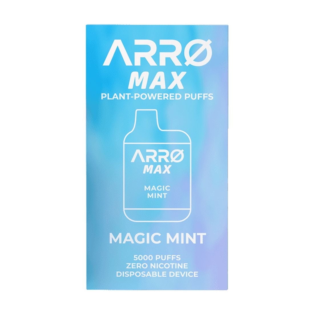 ARRØ Max Aromatherapy Diffuser, Magic Mint - 5,000 Puffs | 0% Nicotine, Vegan, Sugar-Free, Gluten-Free Aromatherapy