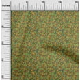 thumbnail image 2 of oneOone Coton Popeline Sergé Moutarde Foncée Tissu Robe Floral Tissu Tissu Imprimé par la Cour 56 Pouces de Large, 2 of 5